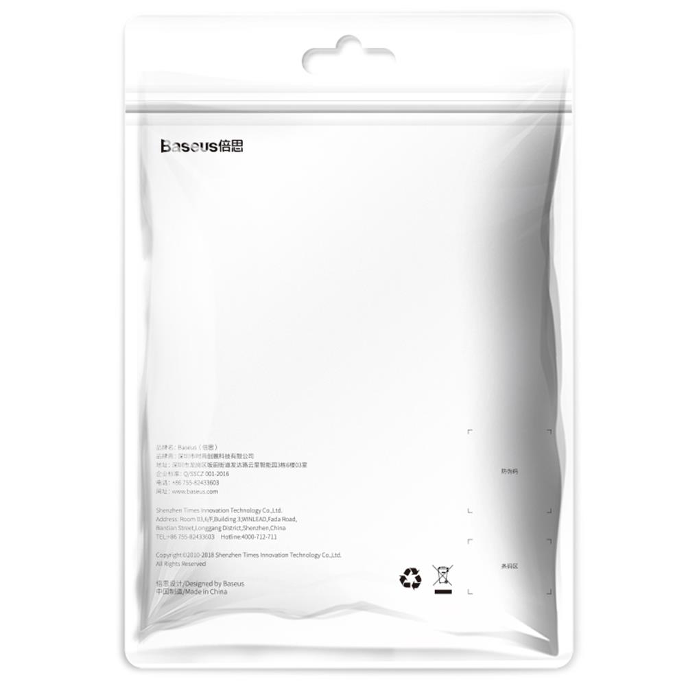 Baseus kabel Halo (micro | 0,25 m) czarny 3A / 6