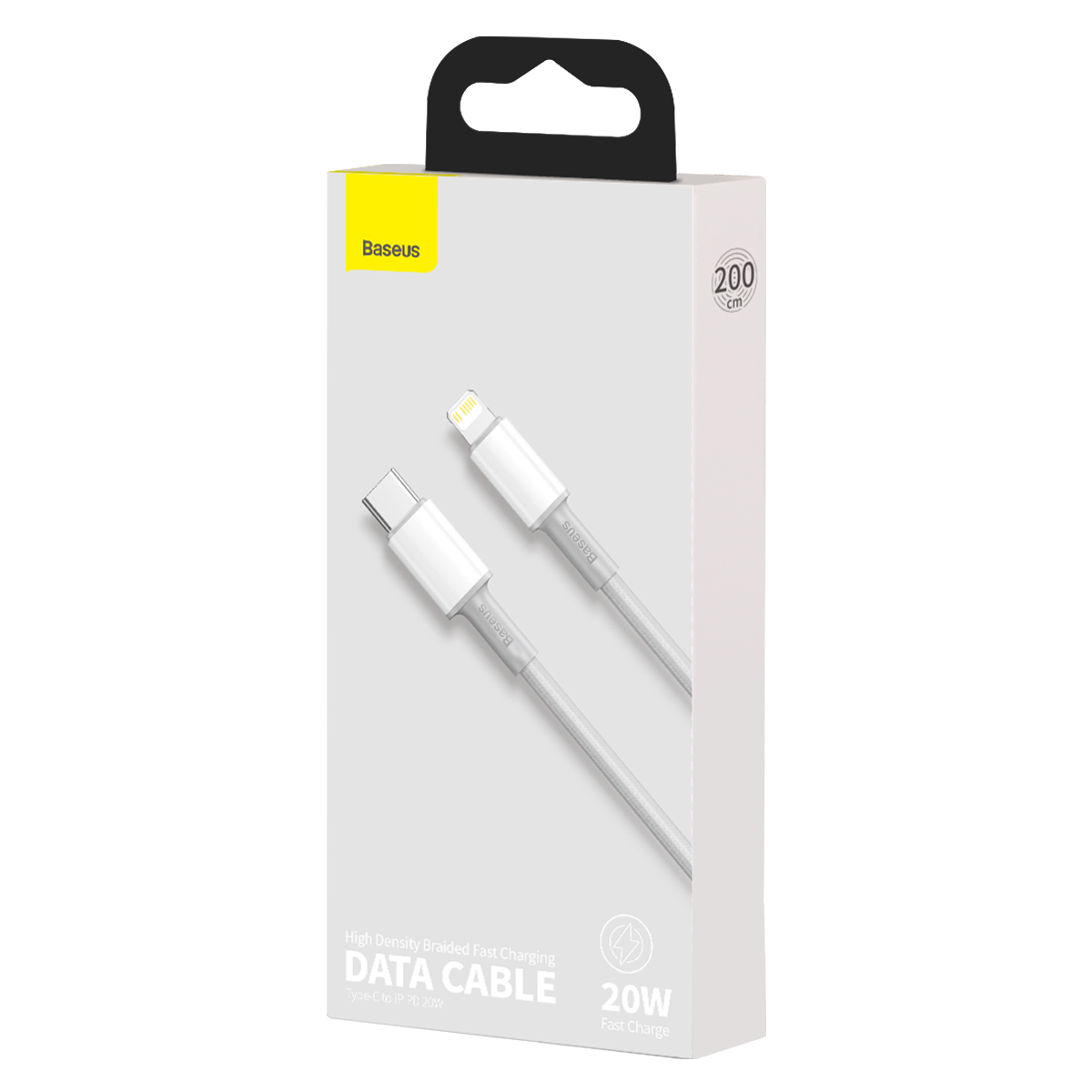 Baseus kabel High Density PD USB-C - Lightning 2,0 m 20W bia�y / 7