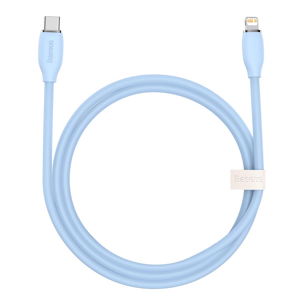 Baseus kabel Jelly Liquid PD USB-C - Lightning 1,2 m niebieski 20W