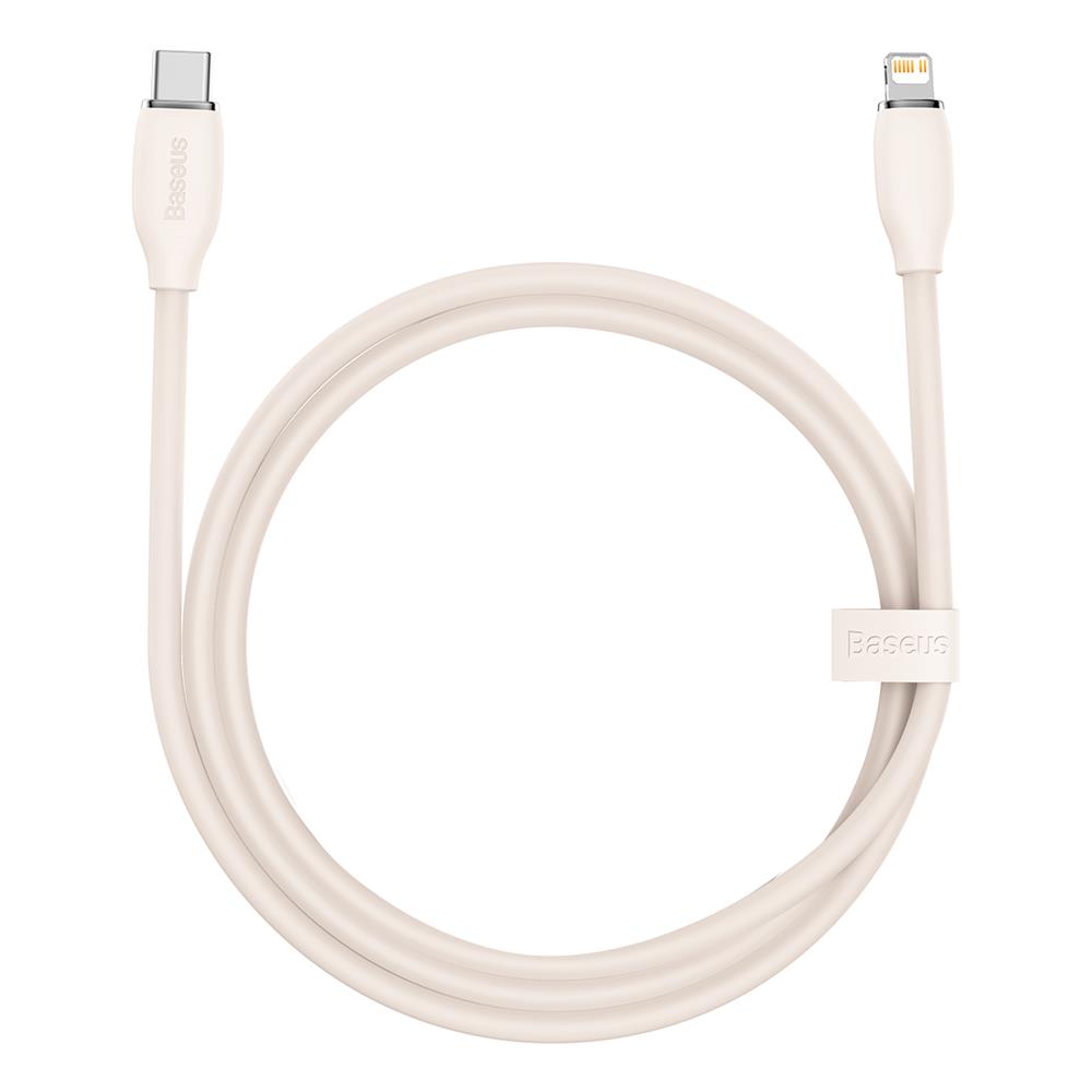 Baseus kabel Jelly Liquid PD USB-C - Lightning 1,2 m r�owy 20W