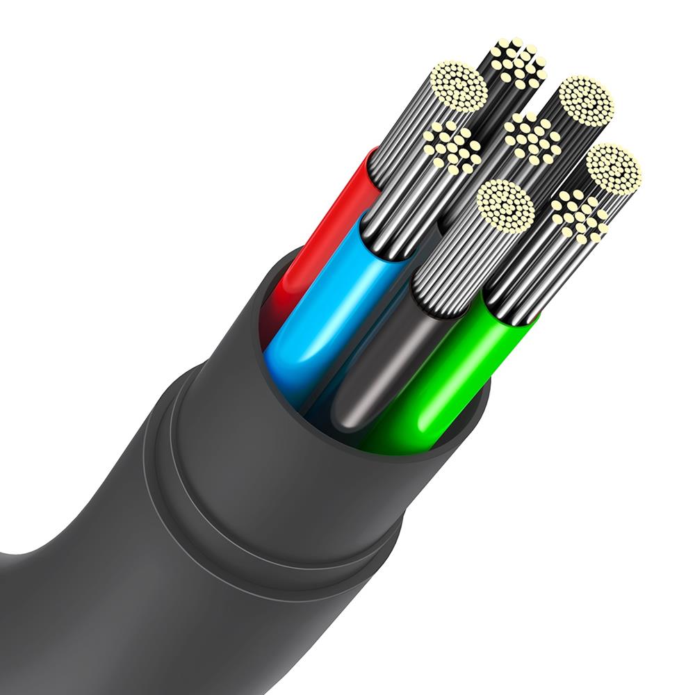 Baseus kabel Jelly Liquid PD USB-C - USB-C 1,2 m czarny 100W / 4