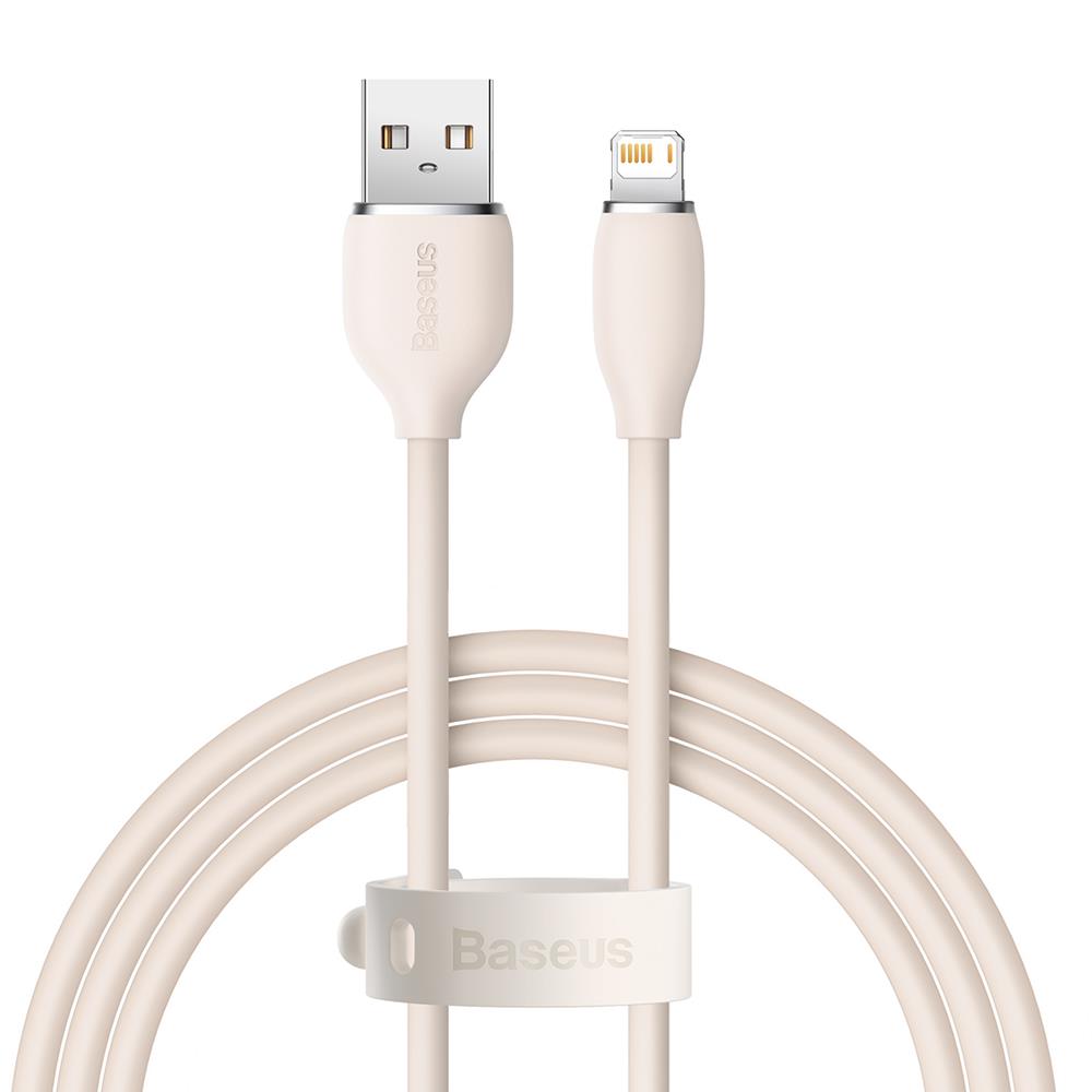 Baseus kabel Jelly Liquid USB - Lightning 1,2 m 2,4A r�owy