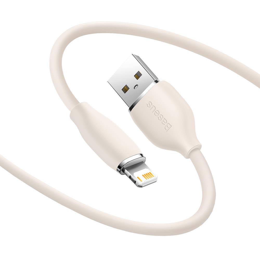 Baseus kabel Jelly Liquid USB - Lightning 1,2 m 2,4A r�owy / 3