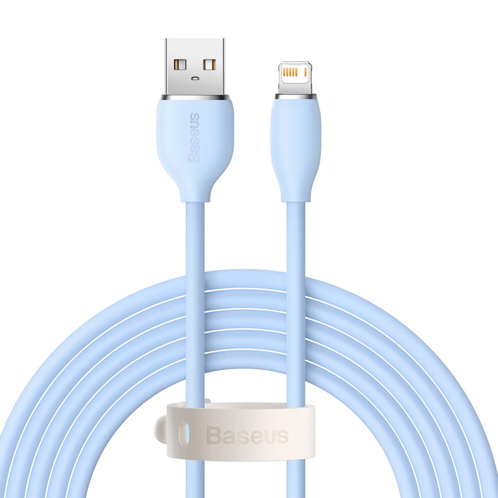 Baseus kabel Jelly Liquid USB - Lightning 2 m 2,4A niebieski