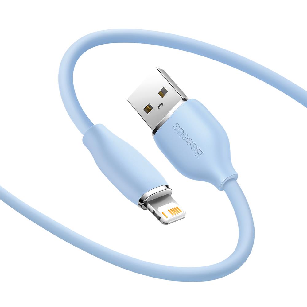 Baseus kabel Jelly Liquid USB - Lightning 2 m 2,4A niebieski / 3