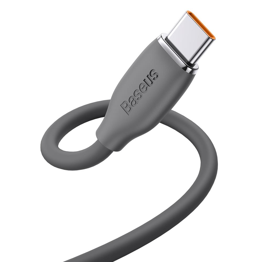 Baseus kabel Jelly Liquid USB - USB-C 1,2 m czarny 100W / 4