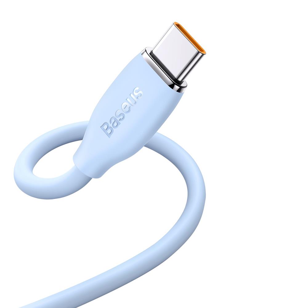 Baseus kabel Jelly Liquid USB - USB-C 2 m niebieski 100W / 4