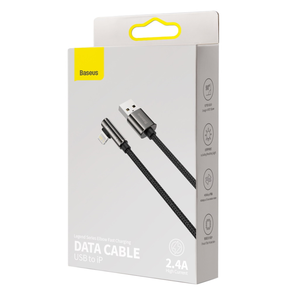 Baseus kabel Legend USB - Lightning 1,0m 2,4A czarny / 8