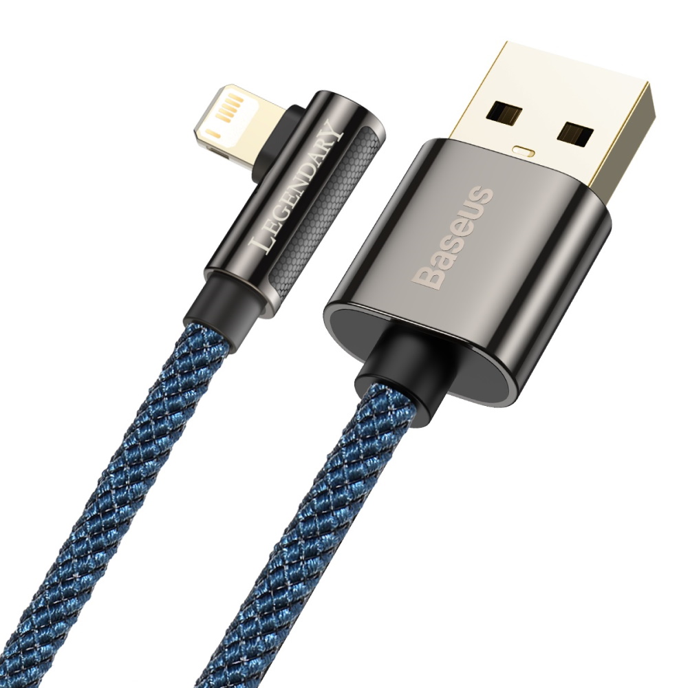 Baseus kabel Legend USB - Lightning 2,0m 2,4A niebieski / 2