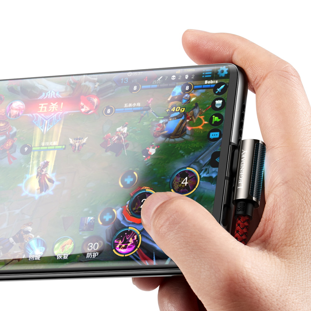 Baseus kabel Legend USB - USB-C 2,0m 66W czerwony / 3