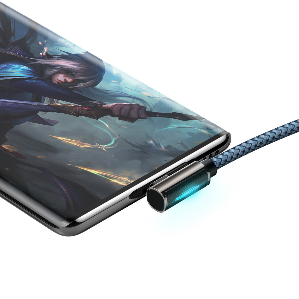 Baseus kabel Legend USB - USB-C 2,0m 66W niebieski / 5