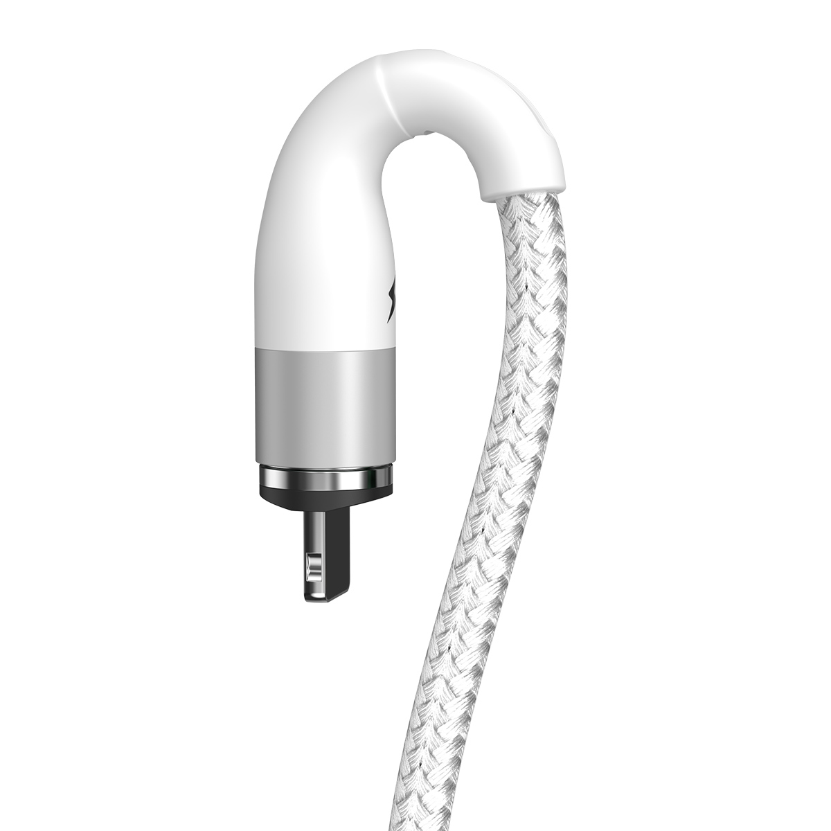 Baseus kabel magnetyczny Zinc USB - Lightning 2,4A 1,0 m bia�y / 4