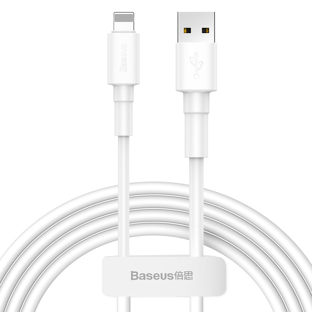 Baseus kabel Mini (8-pin | 1 m) bia�y 2,4A