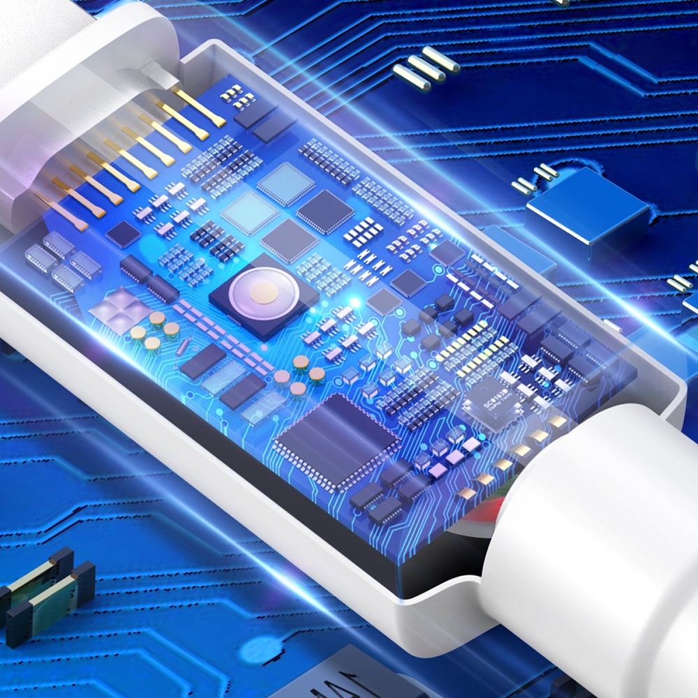 Baseus kabel Mini (8-pin | 1 m) bia�y 2,4A / 6