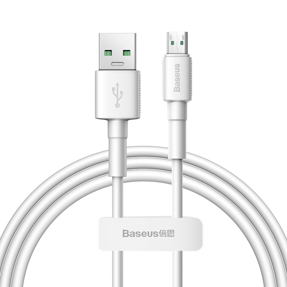 Baseus kabel Mini (micro | 1 m) bia�y 4A
