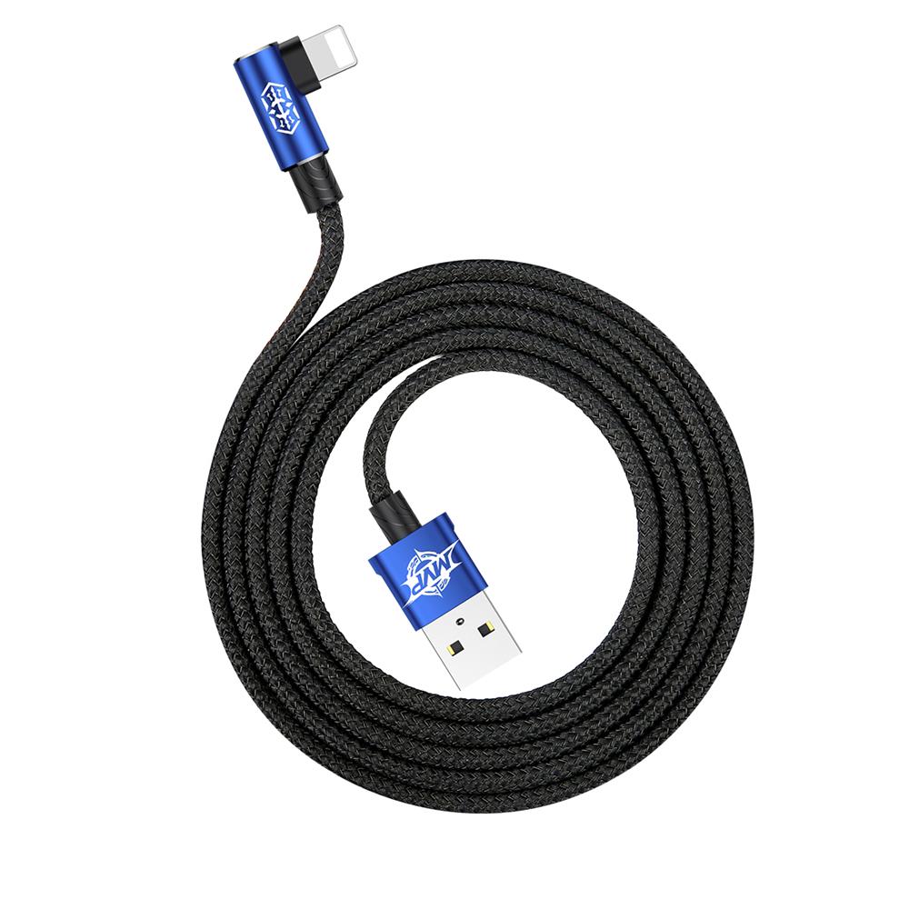 Baseus kabel MVP Elbow (8-pin | 1 m) niebieski 2A / 7