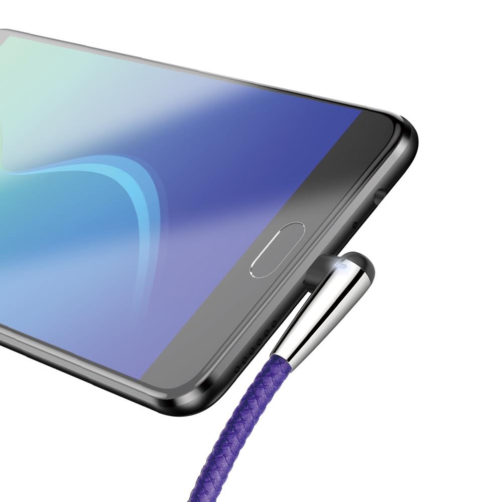 Baseus kabel MVP Elbow (micro | 1 m) niebieski 2A / 6