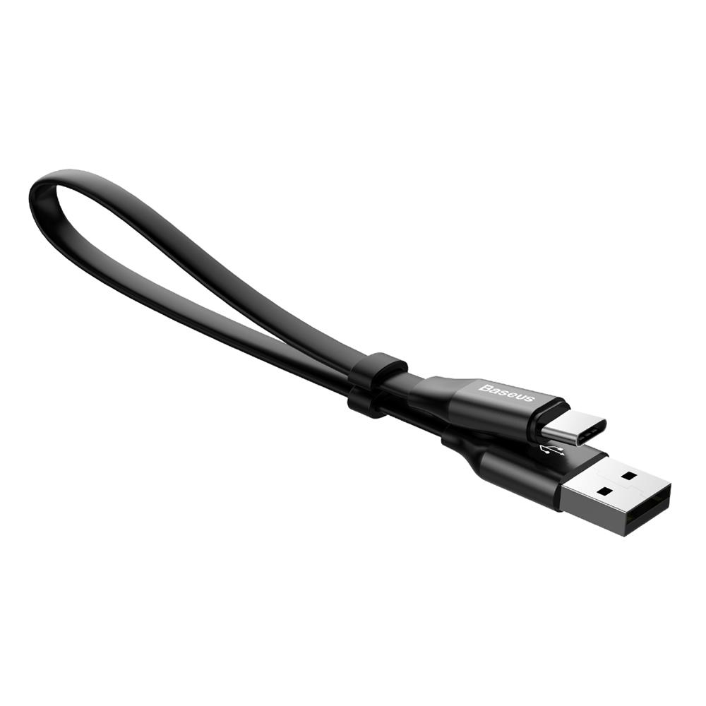 Baseus kabel Nimble (typ-c | 23 cm) 2A czarny / 4