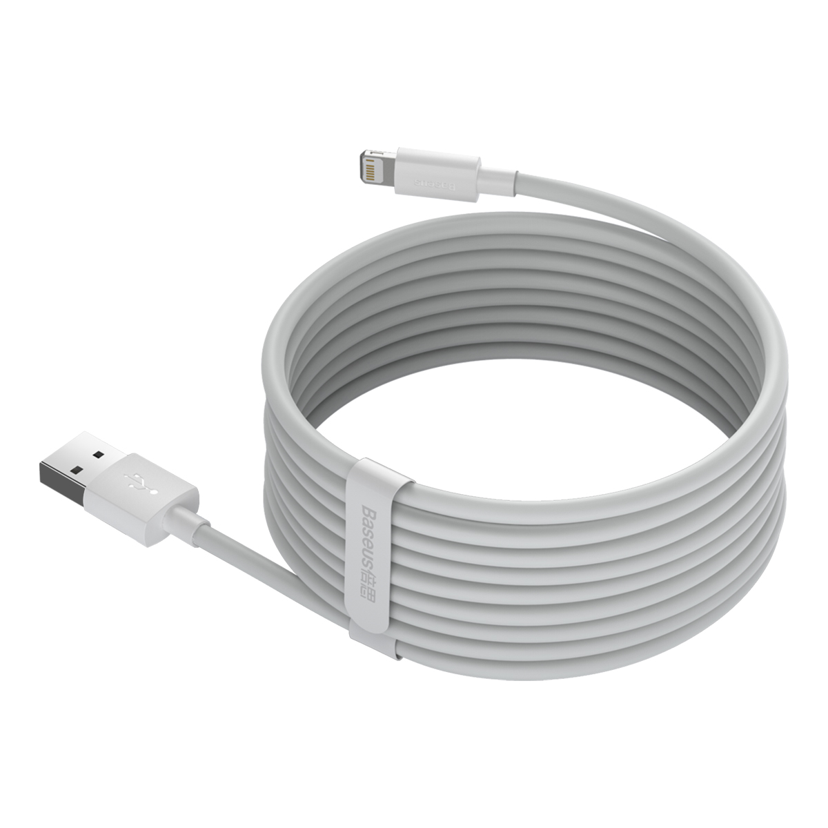 Baseus kabel Simple Wisdom USB - Lightning 2szt 20W 1,5 m biay / 2
