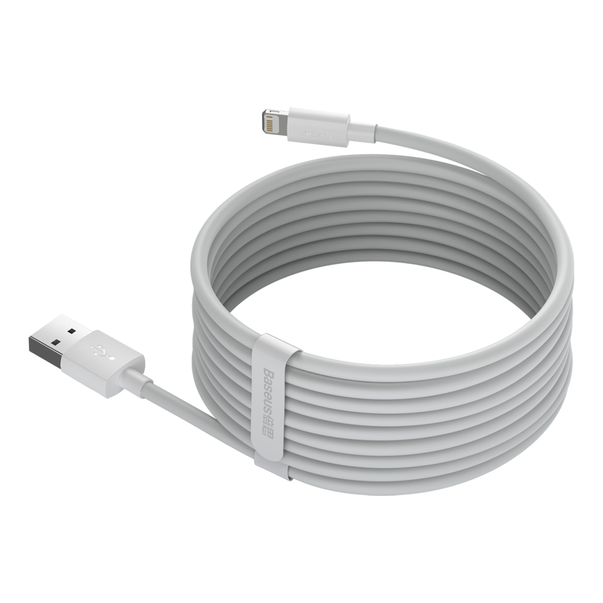 Baseus kabel Simple Wisdom USB - Lightning 2szt 20W 1,5 m bia�y / 2
