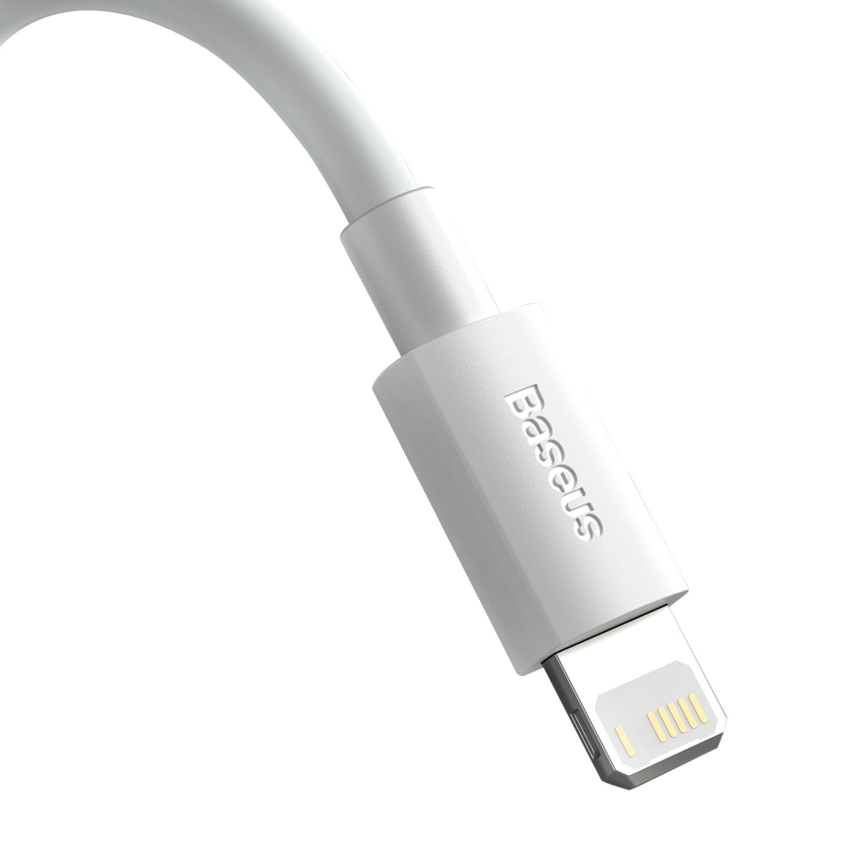 Baseus kabel Simple Wisdom USB - Lightning 2szt 20W 1,5 m bia�y / 4