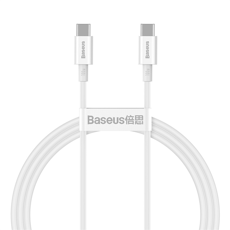 Baseus kabel Superior PD USB-C - USB-C 1,0m bia�y 100W