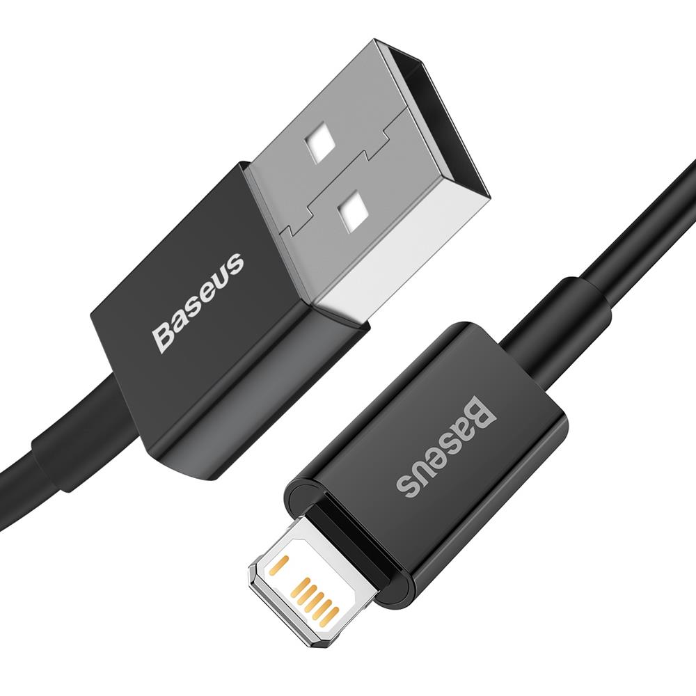 Baseus kabel Superior USB - Lightning 1,0 m 2,4A czarny / 2