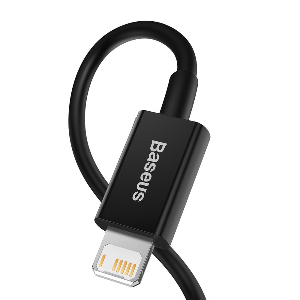 Baseus kabel Superior USB - Lightning 1,0 m 2,4A czarny / 3