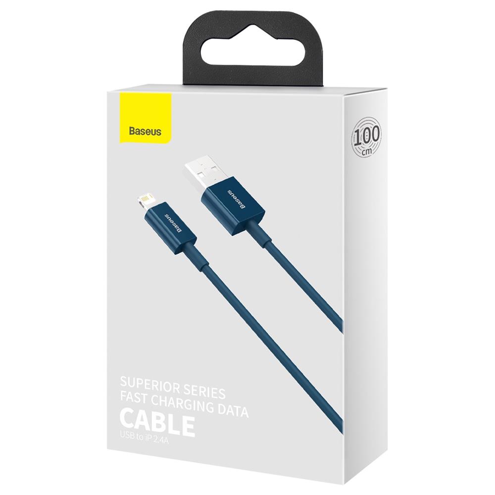 Baseus kabel Superior USB - Lightning 1,0 m 2,4A niebieski / 7