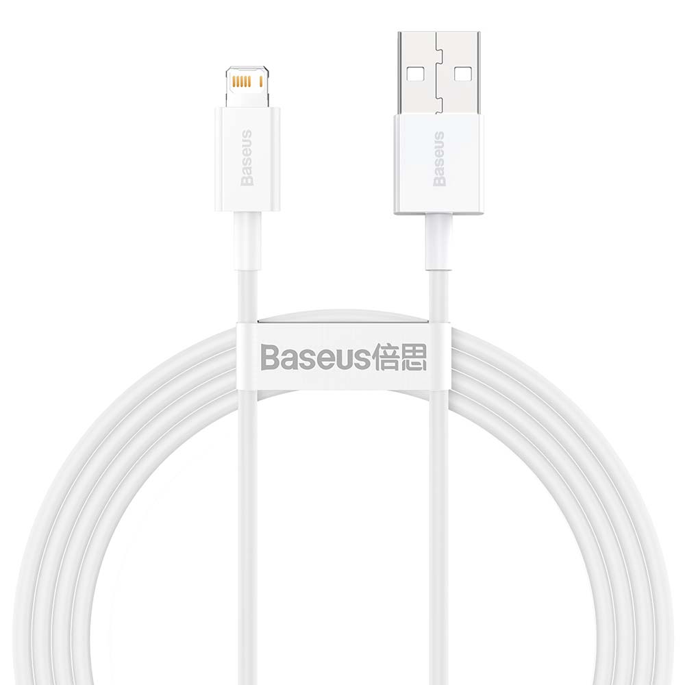 Baseus kabel Superior USB - Lightning 1,5 m 2,4A bia�y