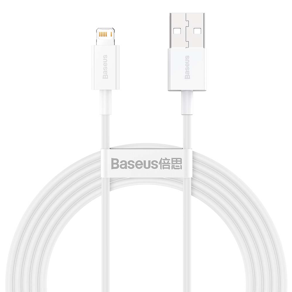 Baseus kabel Superior USB - Lightning 2,0 m 2,4A biay