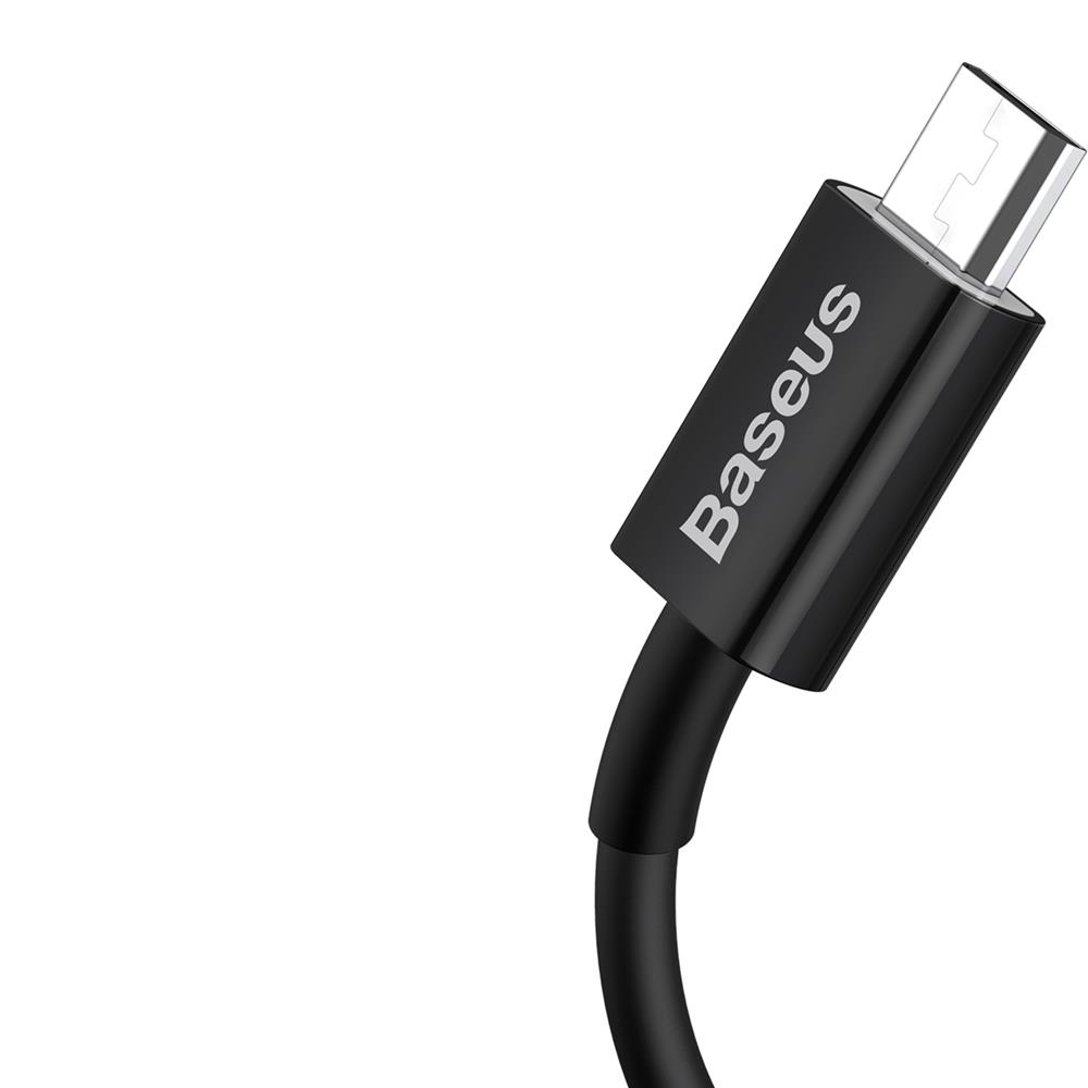 Baseus kabel Superior USB - microUSB 1,0 m 2,0A czarny / 3