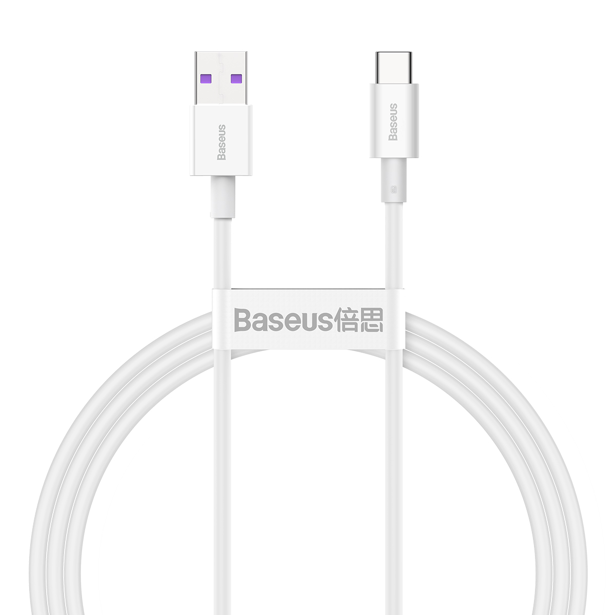 Baseus kabel Superior USB - USB-C 1,0 m 66W bia�y