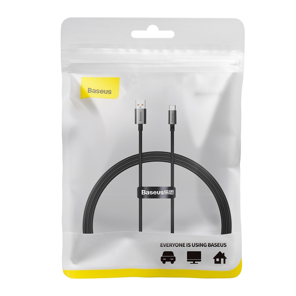 Baseus kabel Superior USB - USB-C 1,0m czarny 100W / 9
