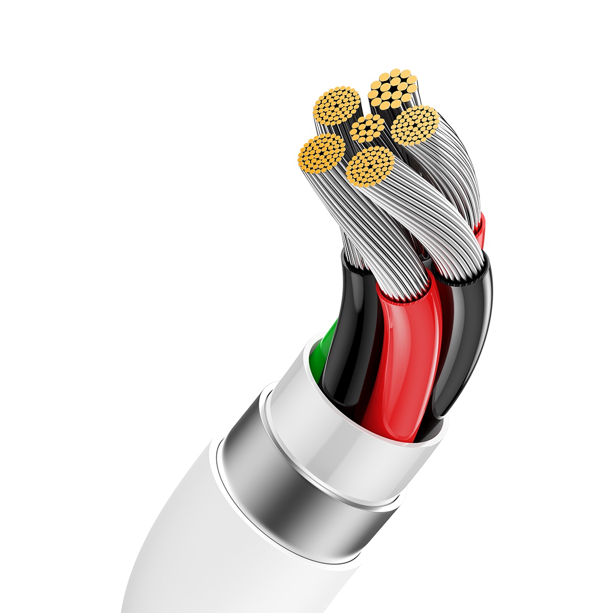 Baseus kabel Superior USB - USB-C 1,5m bia�y 100W / 6