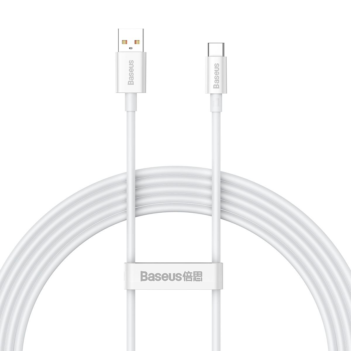 Baseus kabel Superior USB - USB-C 2,0m bia�y 100W P10320102214-03