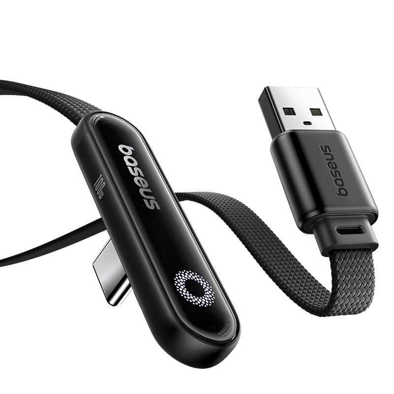 Baseus Kabel szybkiego �adowania MVP 3 USB-A do USB-C 100W 1m Czarny / 2