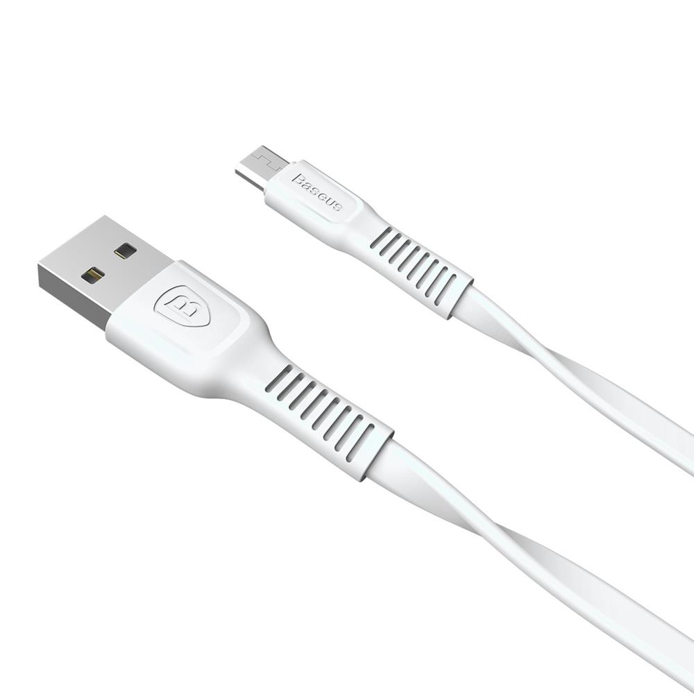 Baseus kabel Tough (micro-USB | 1 m) bia�y 2A