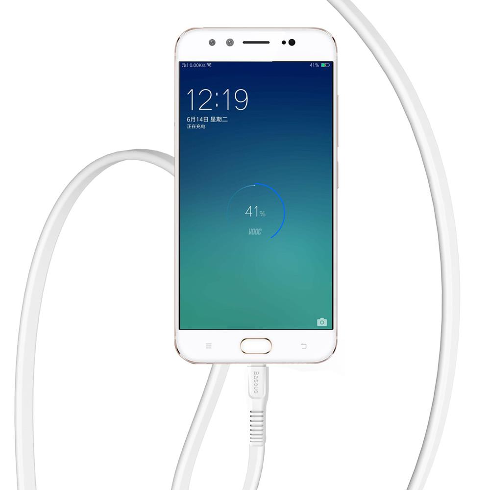 Baseus kabel Tough (micro-USB | 1 m) bia�y 2A / 4