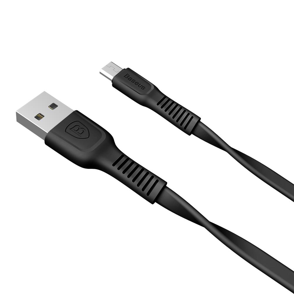 Baseus kabel Tough (micro-USB | 1 m) czarny 2A