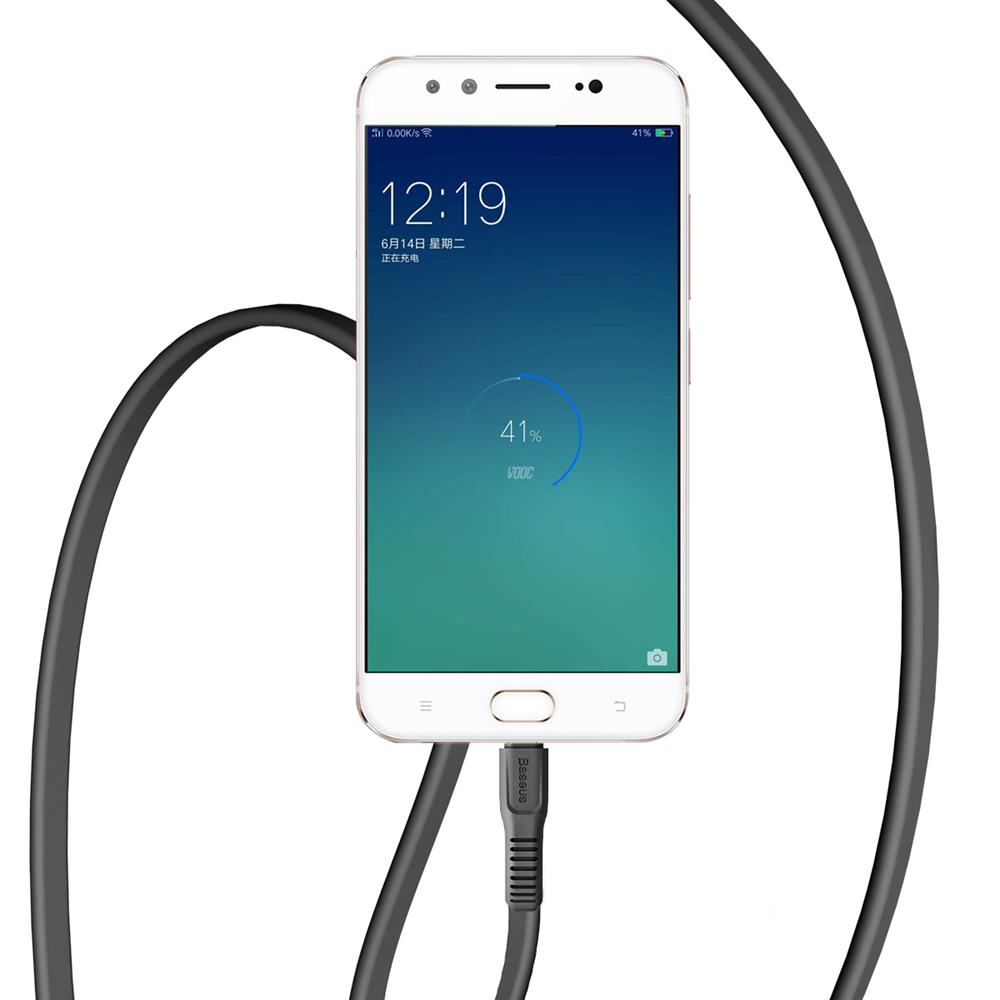 Baseus kabel Tough (micro-USB | 1 m) czarny 2A / 4
