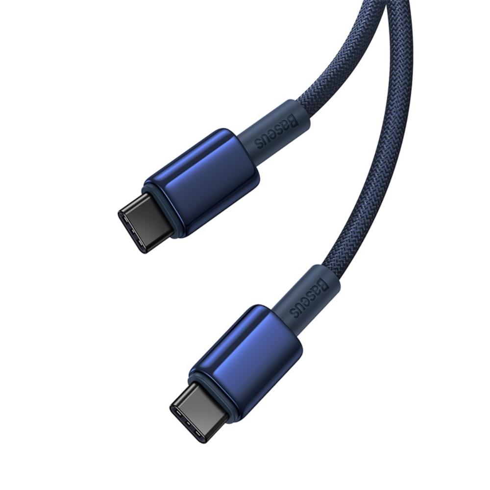 Baseus kabel Tungsten Gold Fast Charging Data Cable Type-C to Type-C 100W 2m niebieski / 5