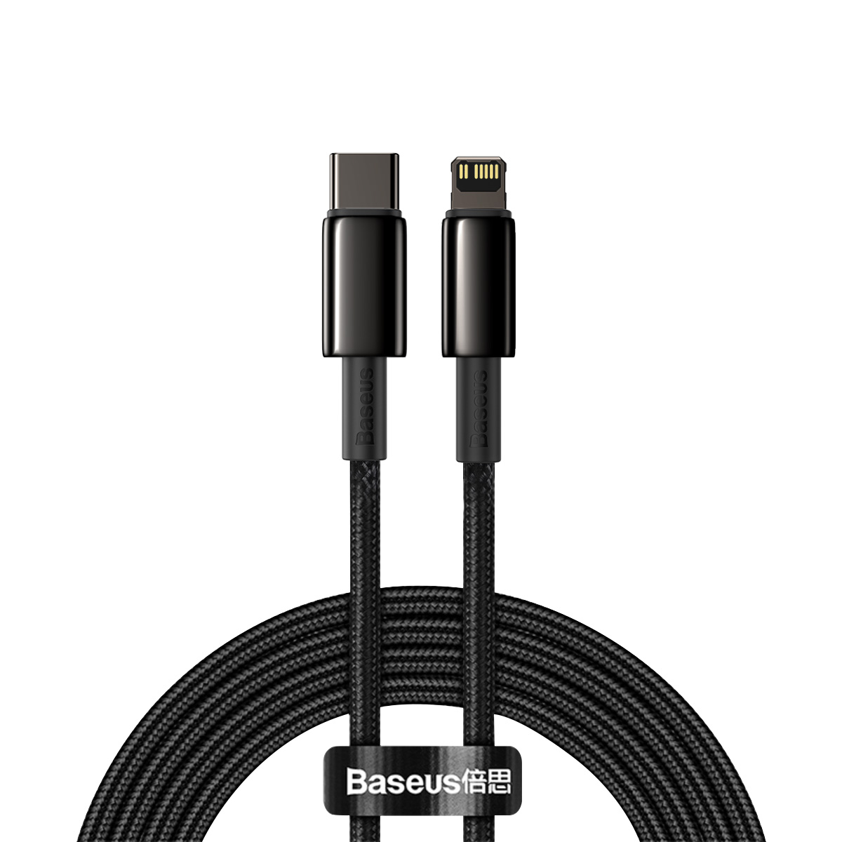 Baseus kabel Tungsten PD USB-C - Lightning 2,0 m 20W czarny