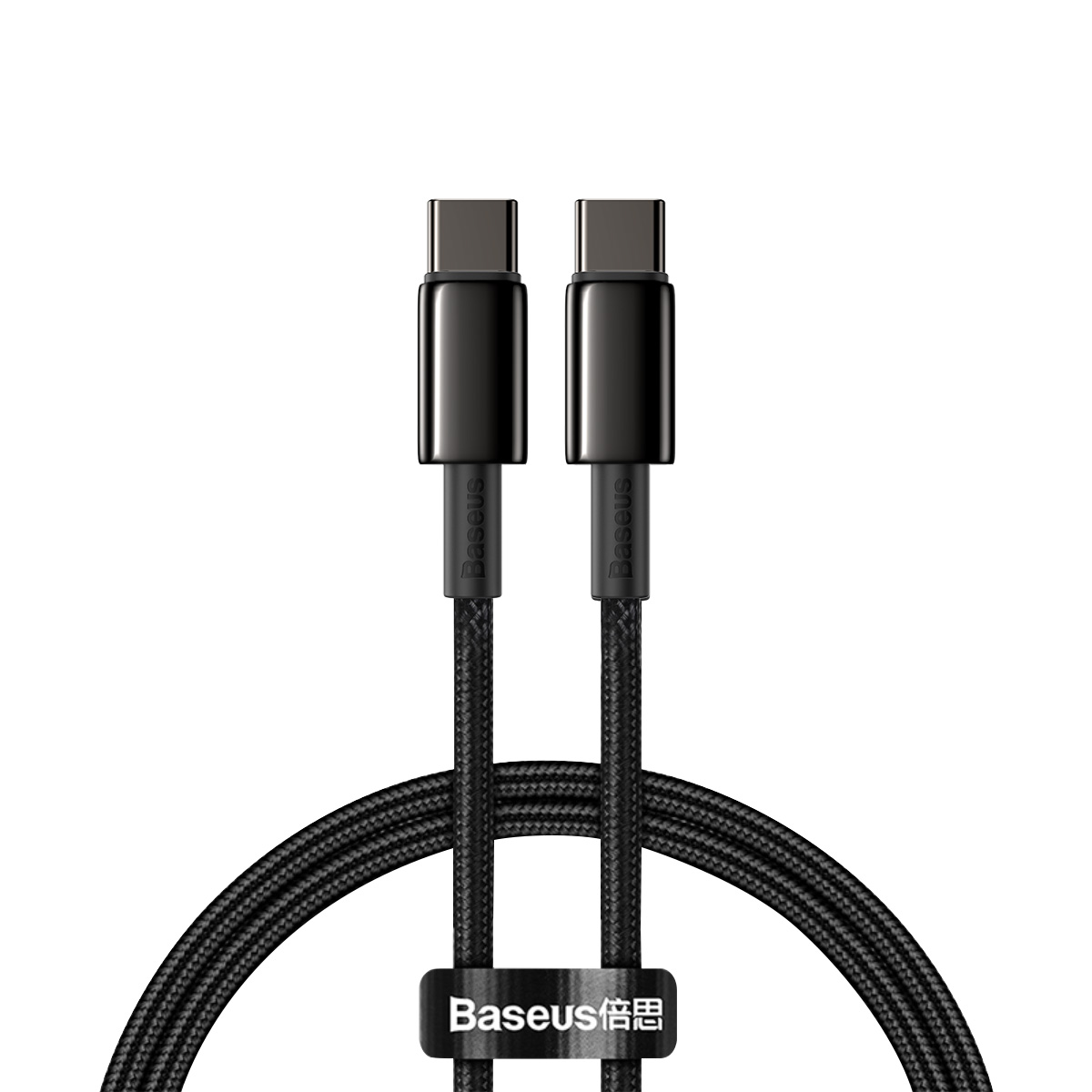 Baseus kabel Tungsten PD USB-C - USB-C 1,0 m 100W czarny