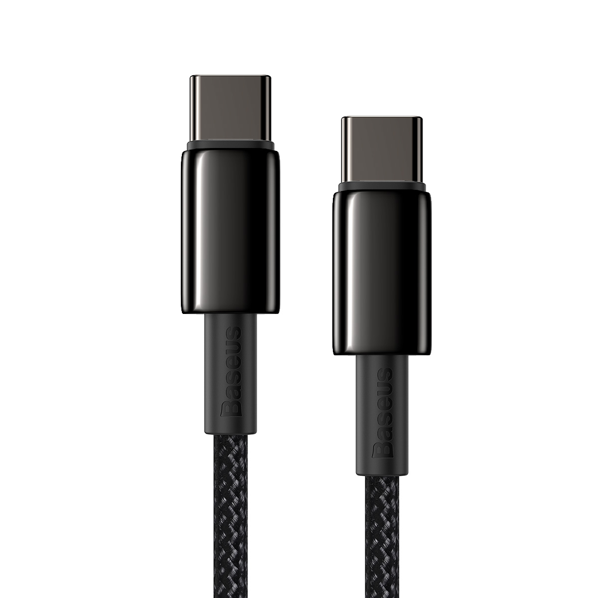 Baseus kabel Tungsten PD USB-C - USB-C 1,0 m 100W czarny / 3