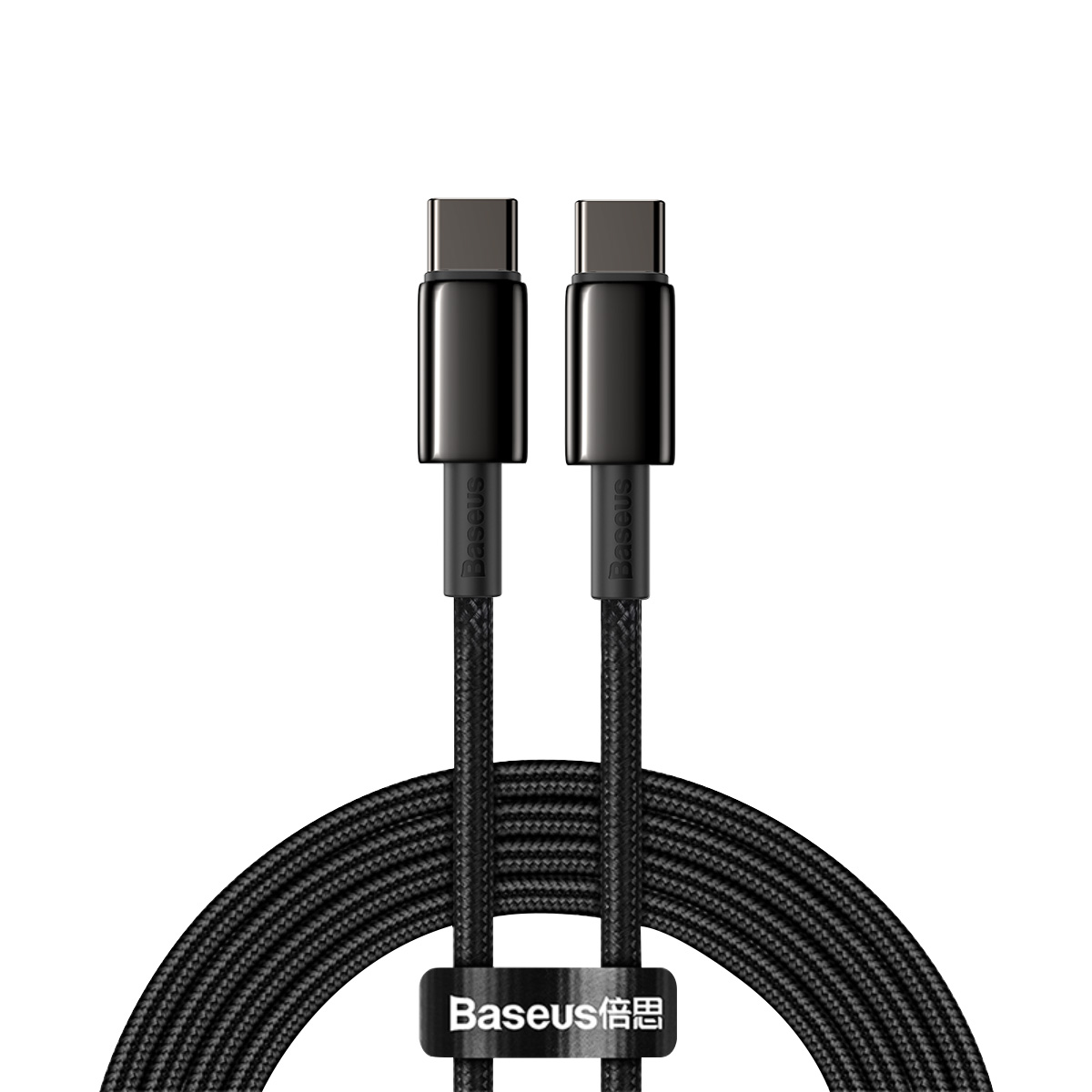 Baseus kabel Tungsten PD USB-C - USB-C 2,0 m 100W czarny