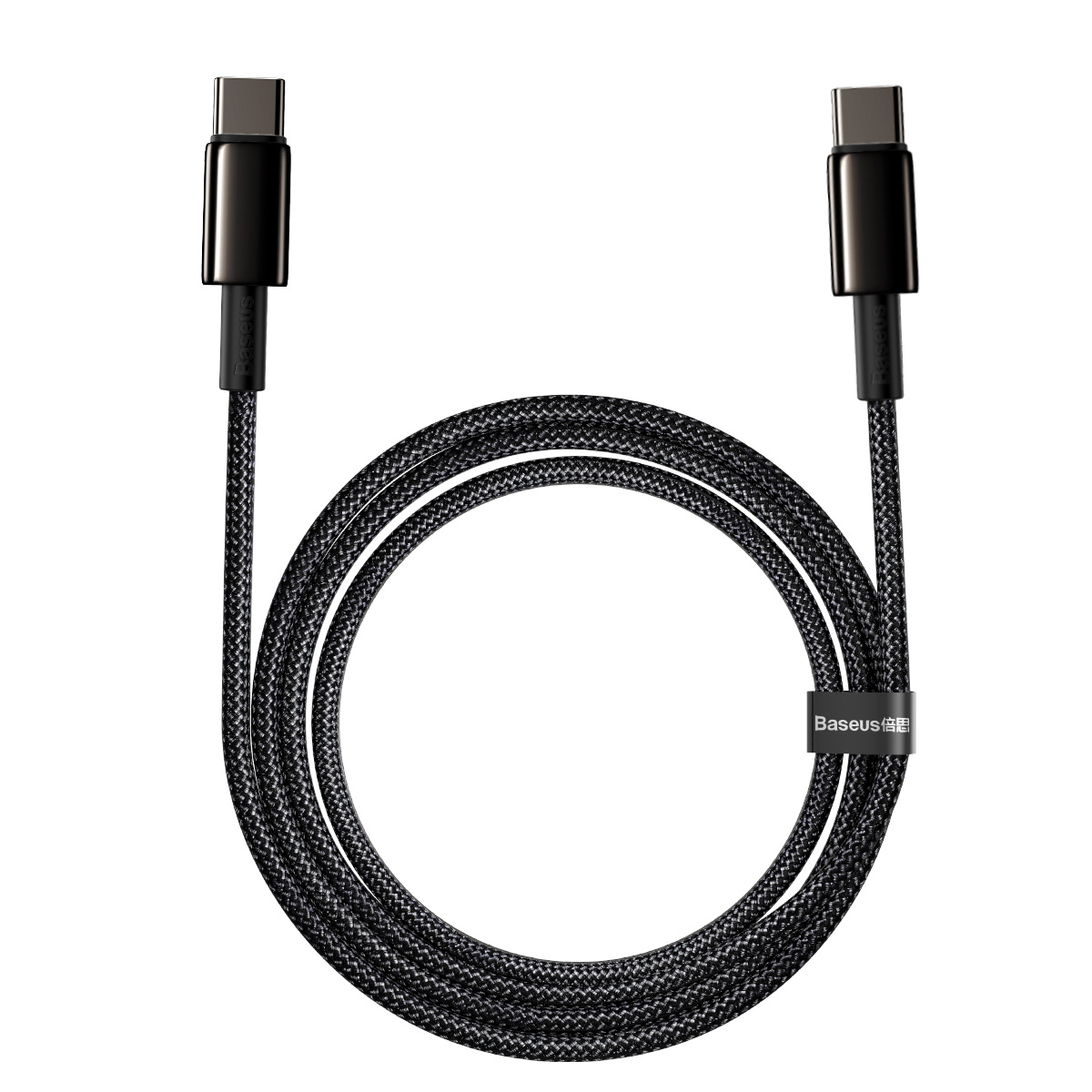 Baseus kabel Tungsten PD USB-C - USB-C 2,0 m 100W czarny / 2
