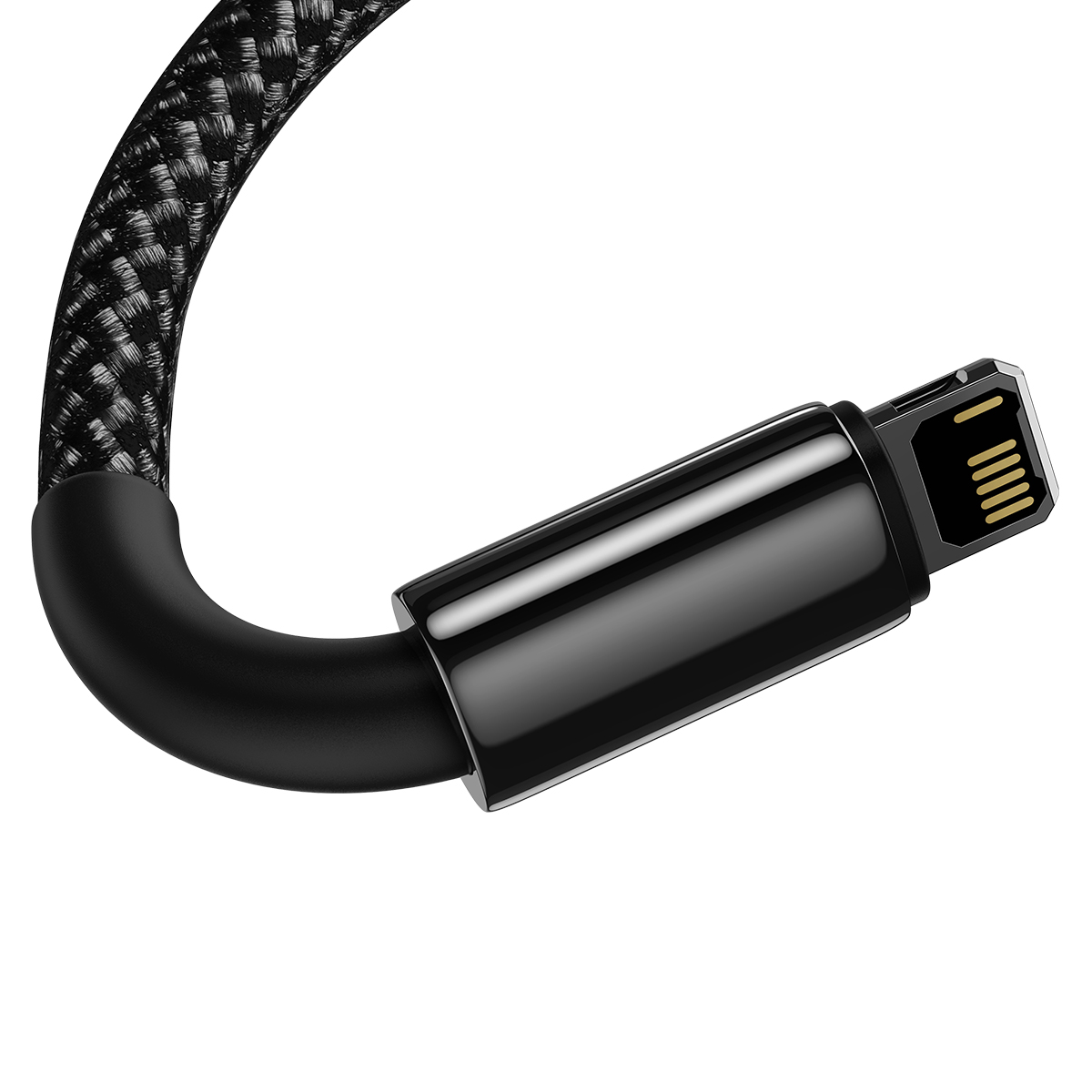Baseus kabel Tungsten USB - Lightning 2,0m 2,4A czarny / 4