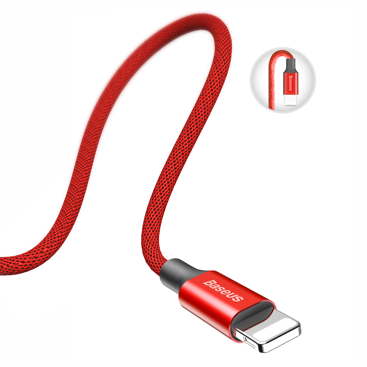 Baseus kabel Yiven (8-pin | 1,2 m) czerwony 2A / 5
