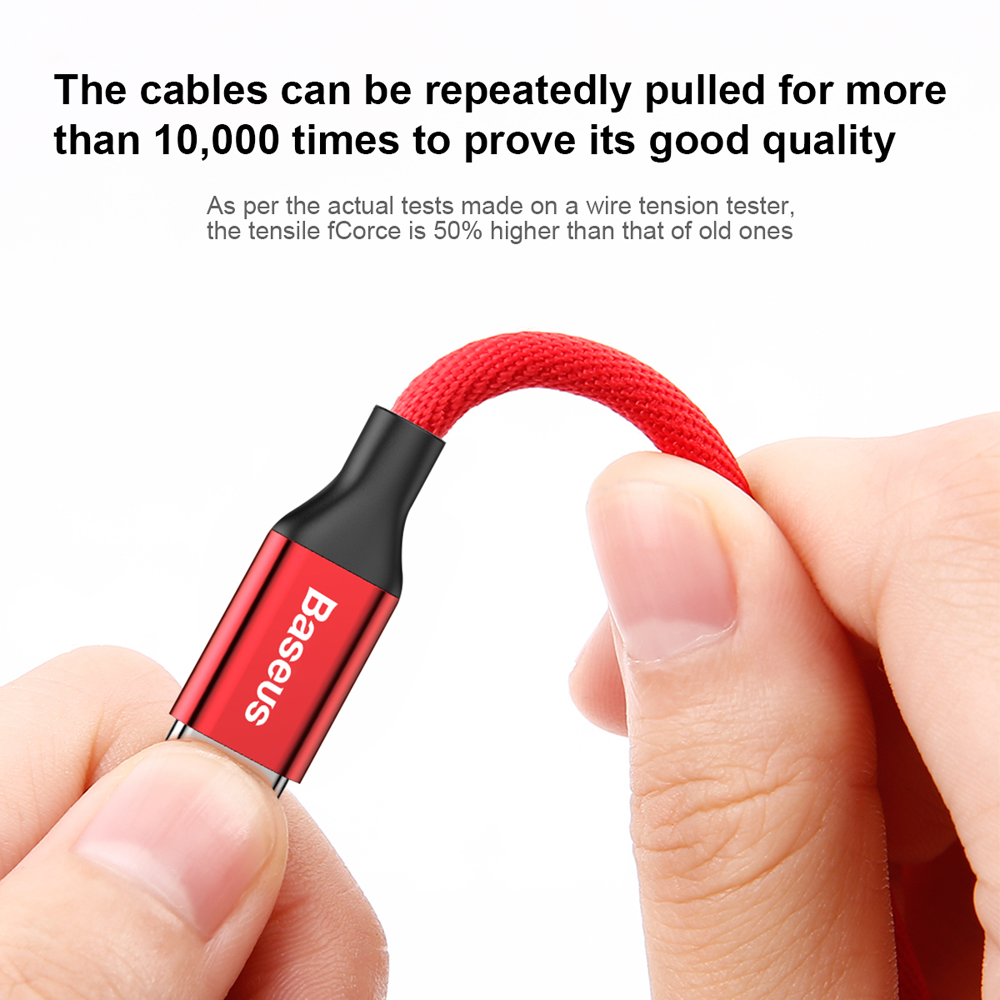 Baseus kabel Yiven (8-pin | 1,8 m) czerwony 2A / 2